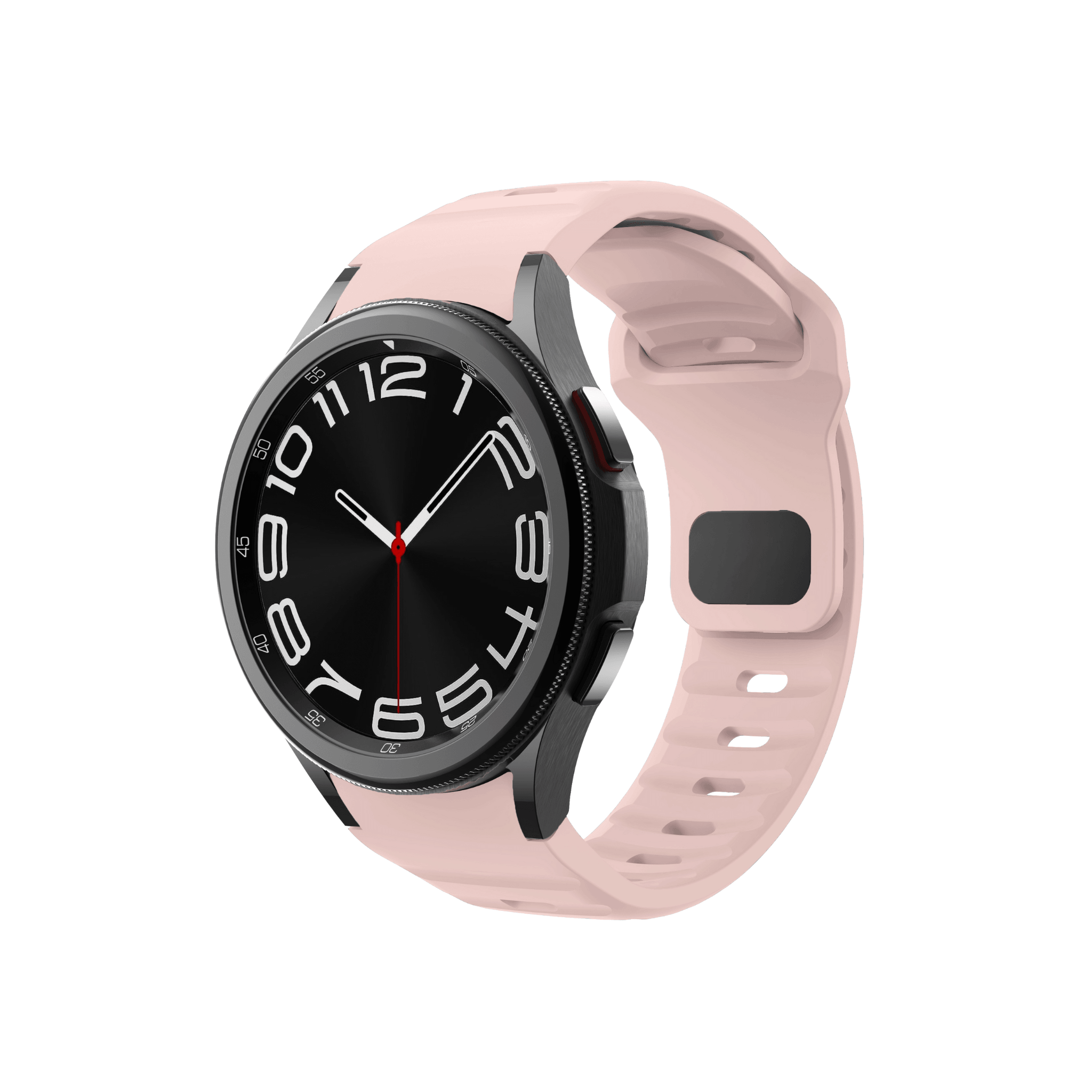 Smartbandz Fit Pulse in Pink – sportliches Silikonarmband mit 20 mm Breite, ideal für Smartwatches beim Training.